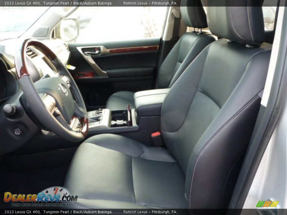 2013 Lexus GX 460 Tungsten Pearl / Black/Auburn Bubinga Photo #9