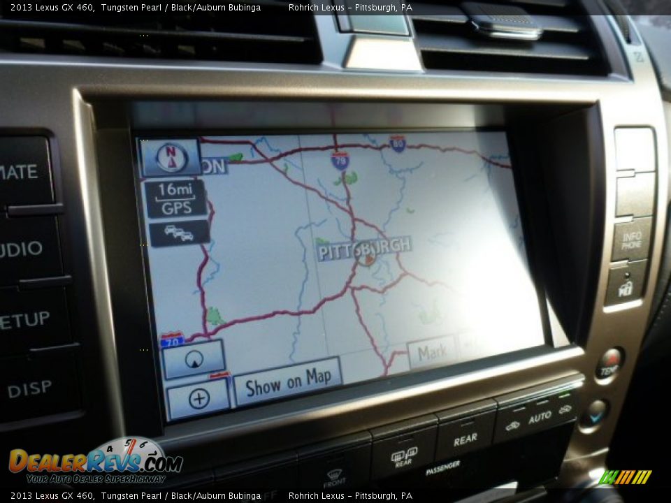 2013 Lexus GX 460 Tungsten Pearl / Black/Auburn Bubinga Photo #16