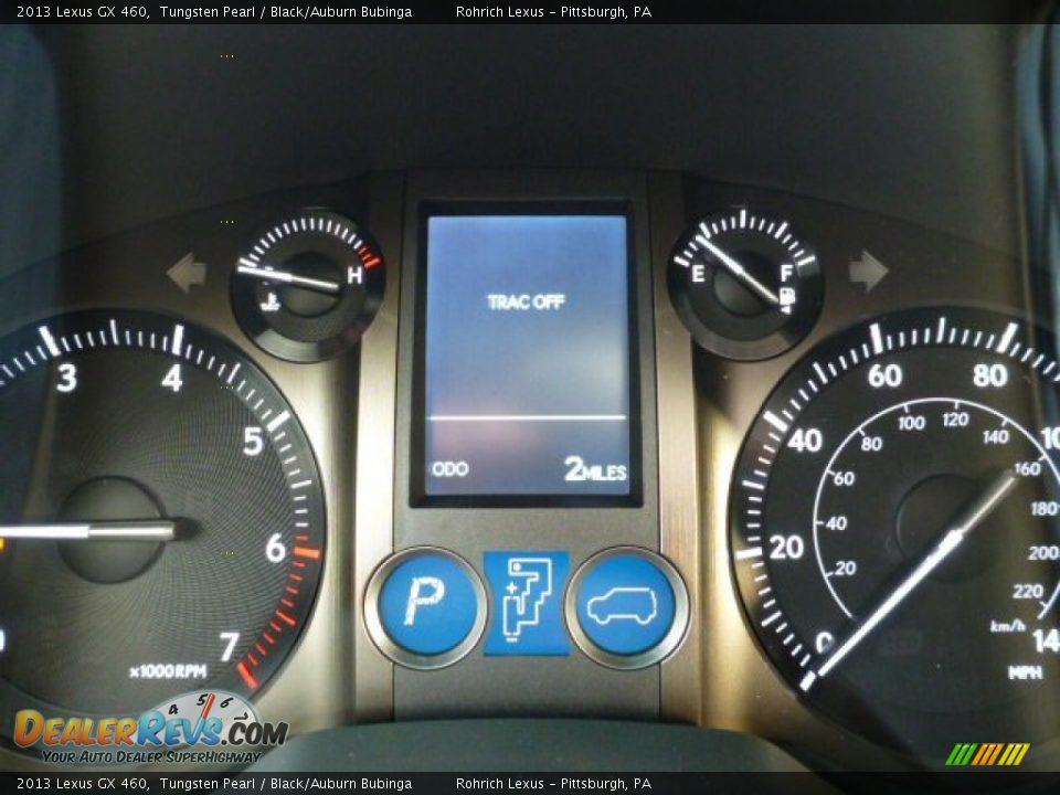 2013 Lexus GX 460 Tungsten Pearl / Black/Auburn Bubinga Photo #18