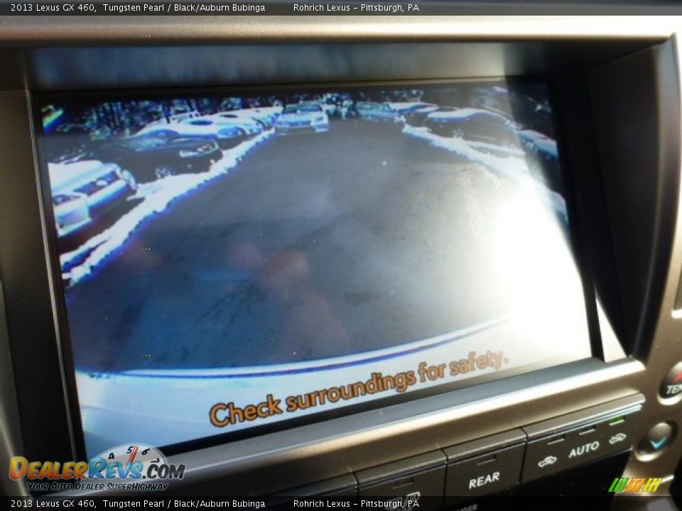 2013 Lexus GX 460 Tungsten Pearl / Black/Auburn Bubinga Photo #19