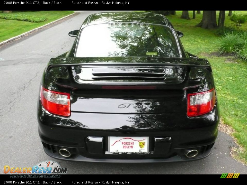 2008 Porsche 911 GT2 Black / Black Photo #5