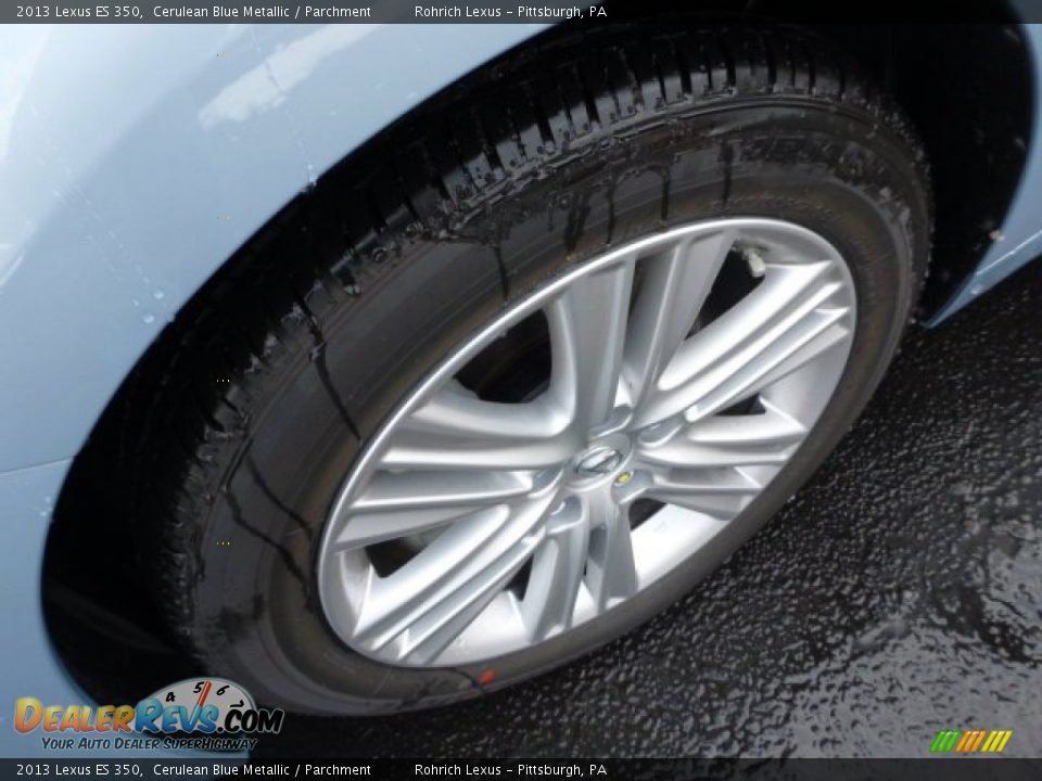 2013 Lexus ES 350 Cerulean Blue Metallic / Parchment Photo #9
