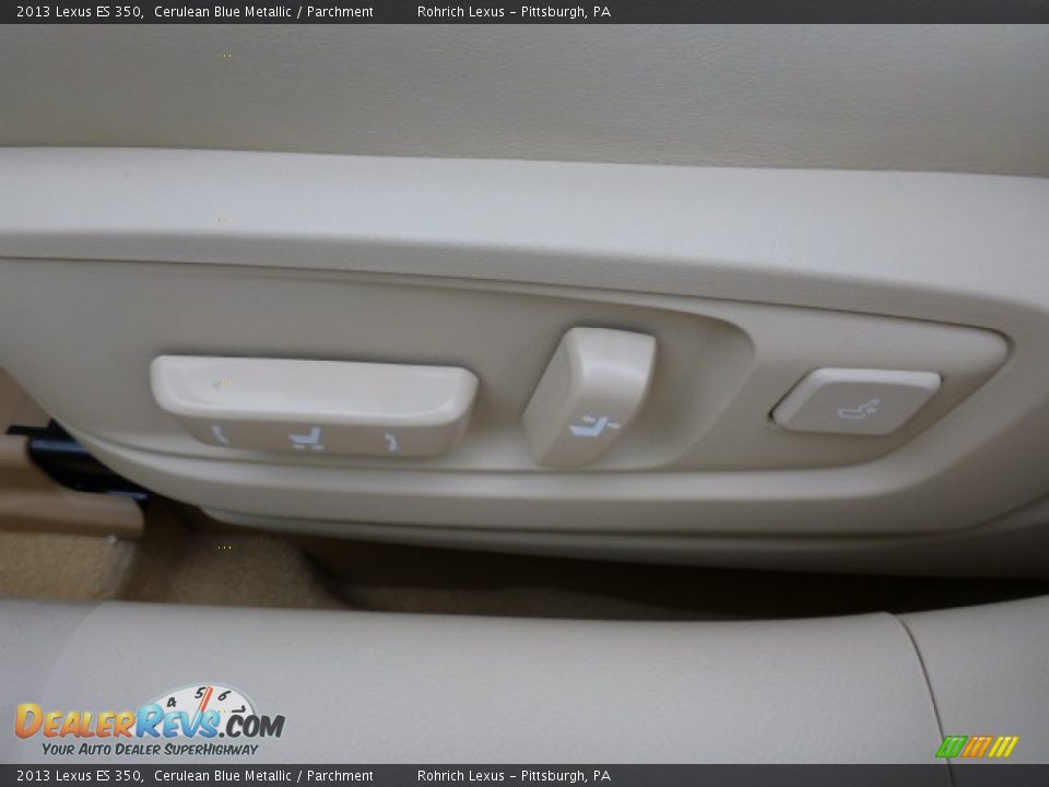 2013 Lexus ES 350 Cerulean Blue Metallic / Parchment Photo #15