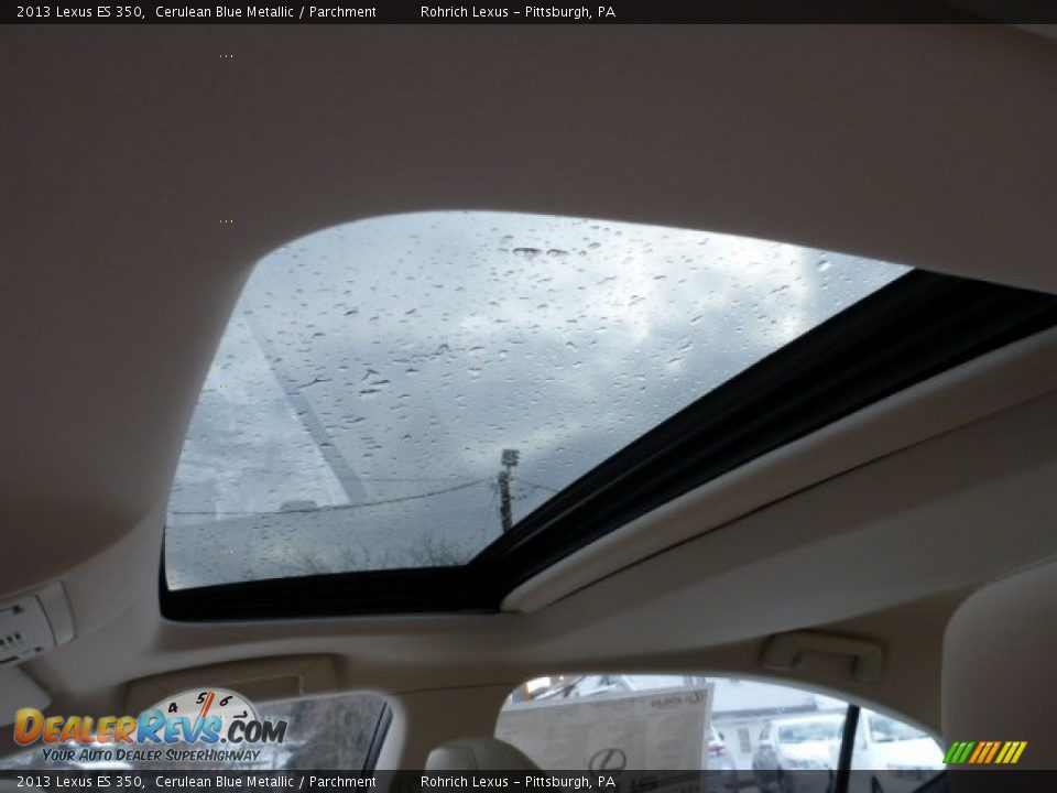 2013 Lexus ES 350 Cerulean Blue Metallic / Parchment Photo #16