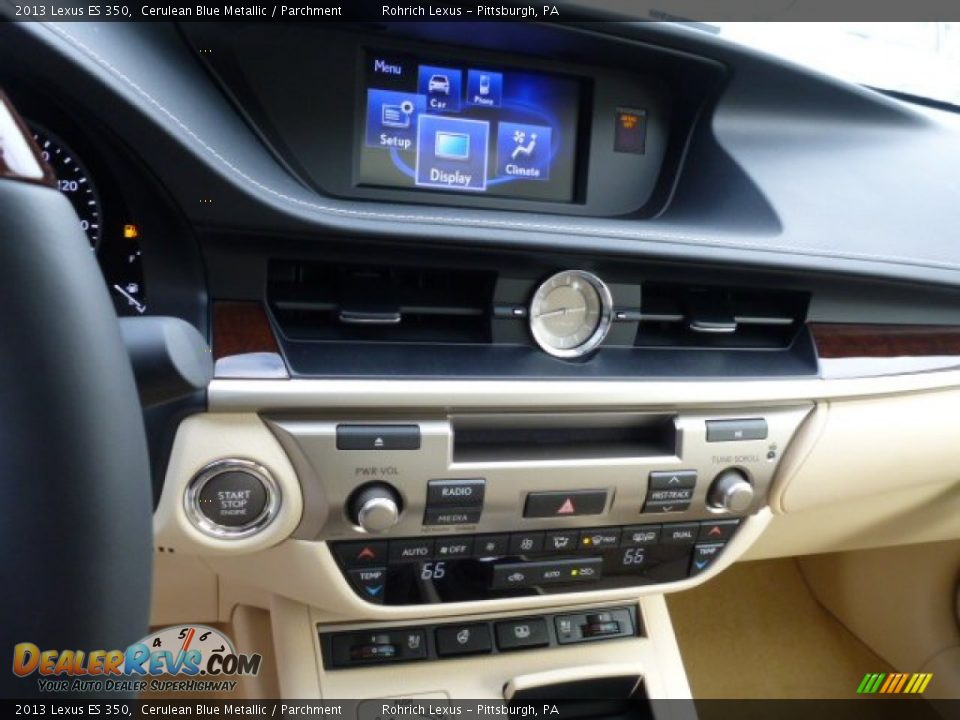 2013 Lexus ES 350 Cerulean Blue Metallic / Parchment Photo #18