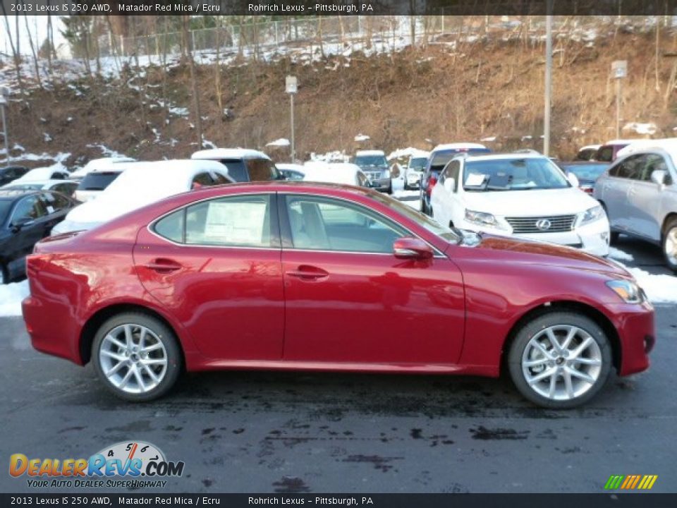 Matador Red Mica 2013 Lexus IS 250 AWD Photo #5