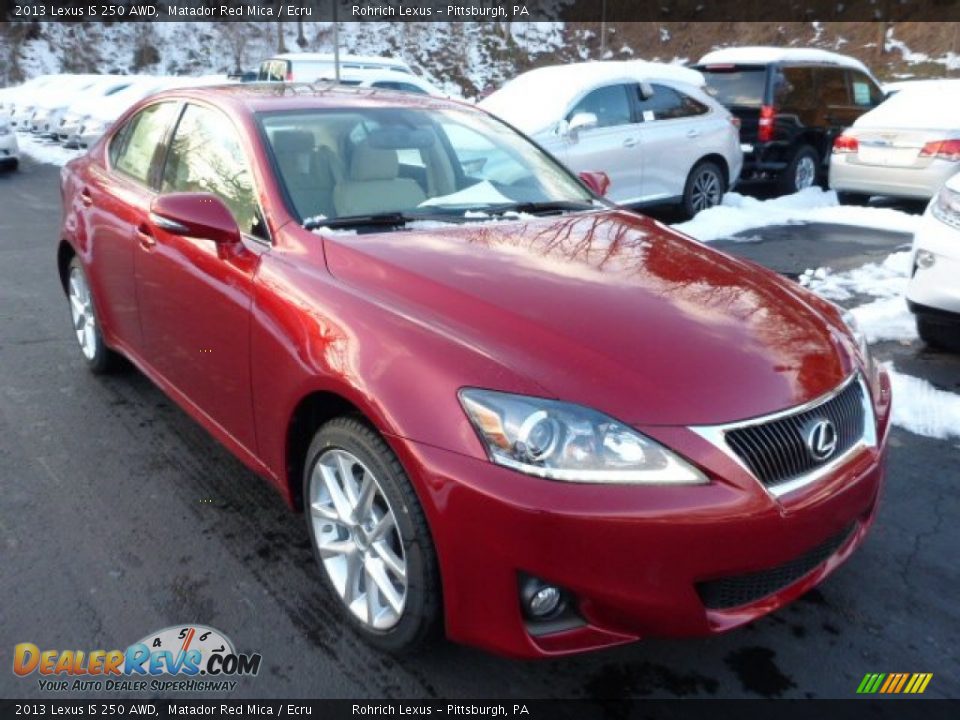 Front 3/4 View of 2013 Lexus IS 250 AWD Photo #6