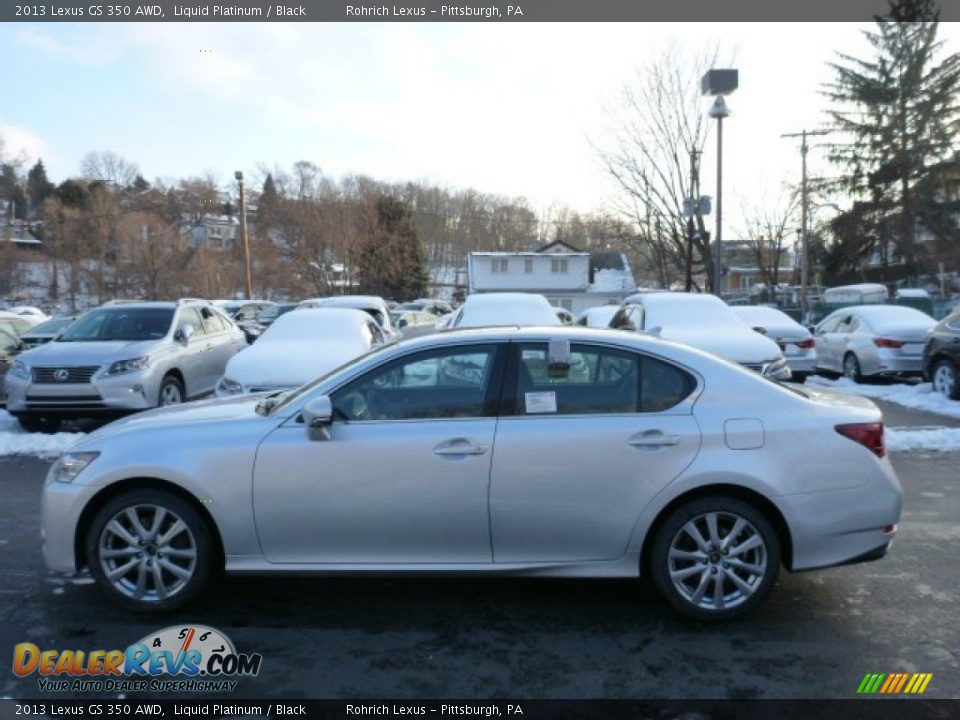 2013 Lexus GS 350 AWD Liquid Platinum / Black Photo #1