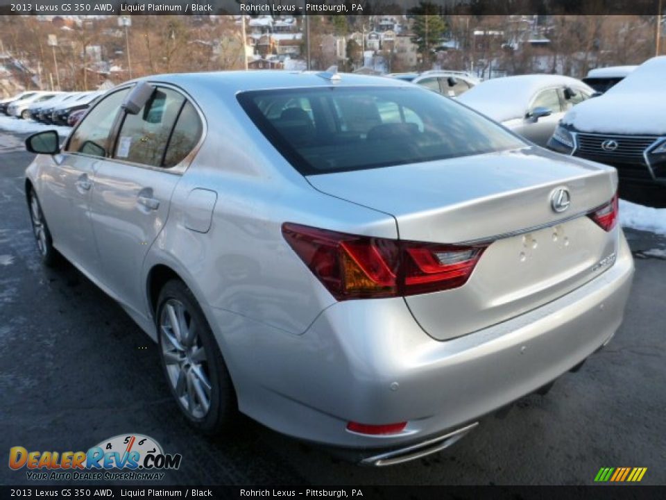 2013 Lexus GS 350 AWD Liquid Platinum / Black Photo #2