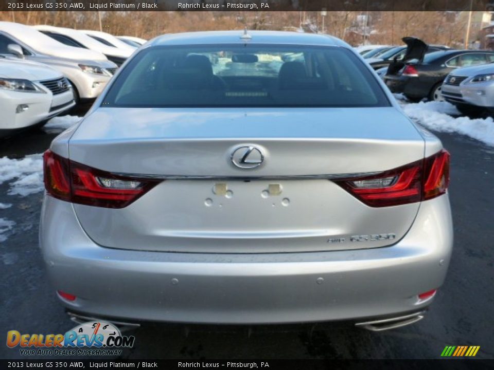 2013 Lexus GS 350 AWD Liquid Platinum / Black Photo #3