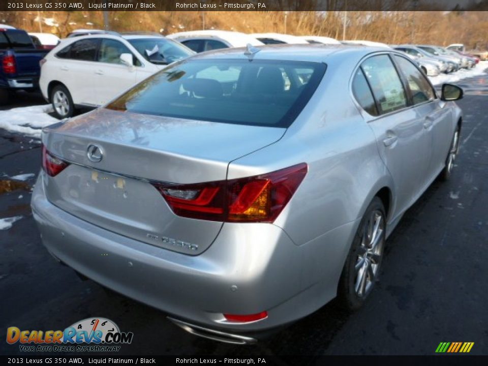 2013 Lexus GS 350 AWD Liquid Platinum / Black Photo #4