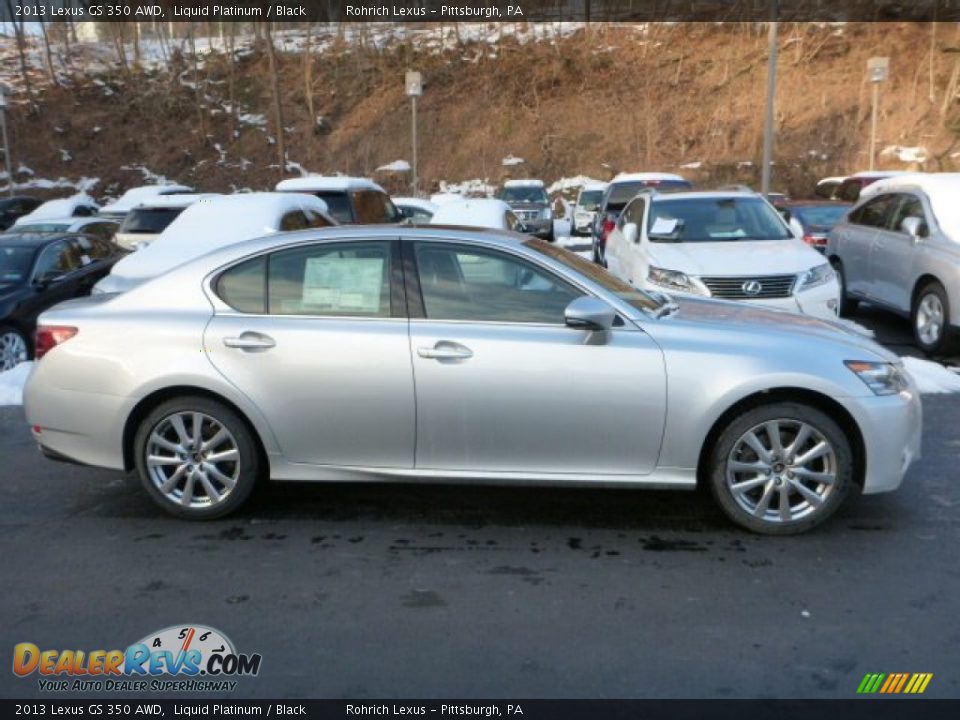 2013 Lexus GS 350 AWD Liquid Platinum / Black Photo #5