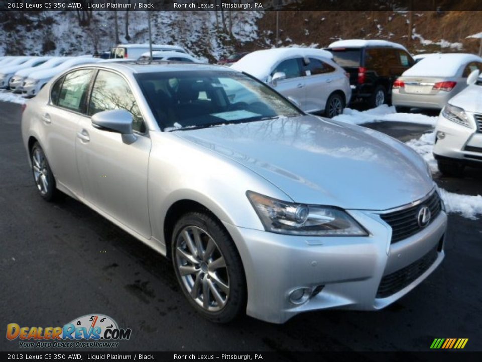 2013 Lexus GS 350 AWD Liquid Platinum / Black Photo #6