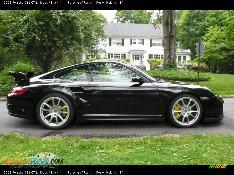 2008 Porsche 911 GT2 Black / Black Photo #7
