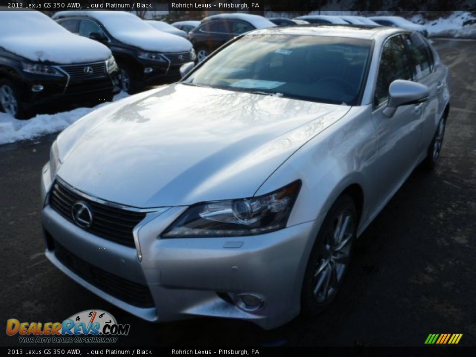 2013 Lexus GS 350 AWD Liquid Platinum / Black Photo #8