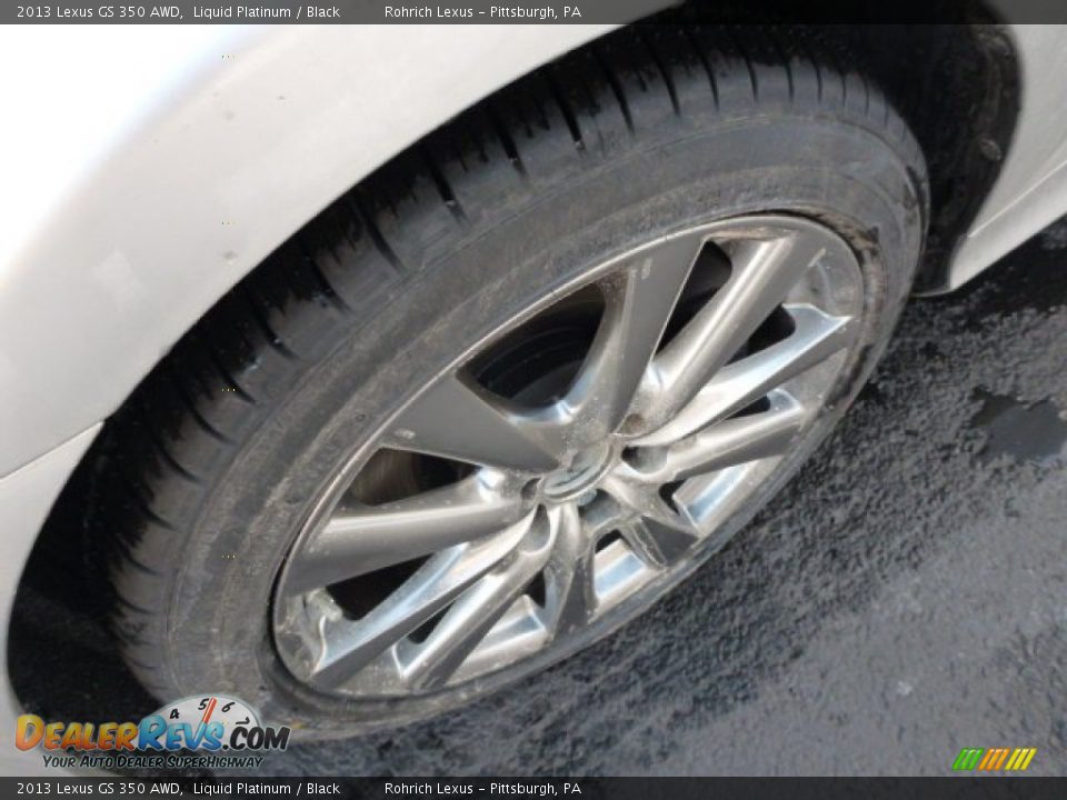 2013 Lexus GS 350 AWD Liquid Platinum / Black Photo #9