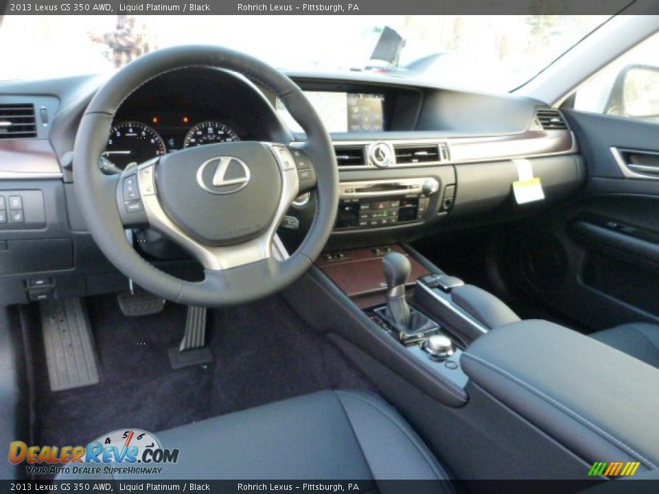 2013 Lexus GS 350 AWD Liquid Platinum / Black Photo #12