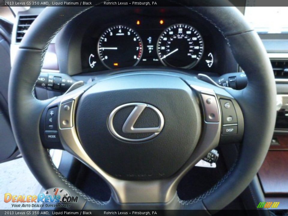 2013 Lexus GS 350 AWD Liquid Platinum / Black Photo #15