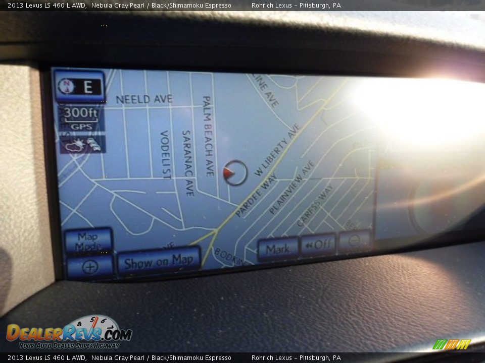 2013 Lexus LS 460 L AWD Nebula Gray Pearl / Black/Shimamoku Espresso Photo #16