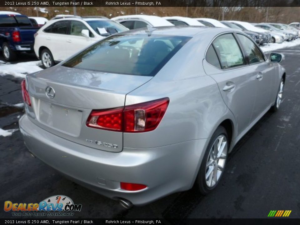 2013 Lexus IS 250 AWD Tungsten Pearl / Black Photo #4