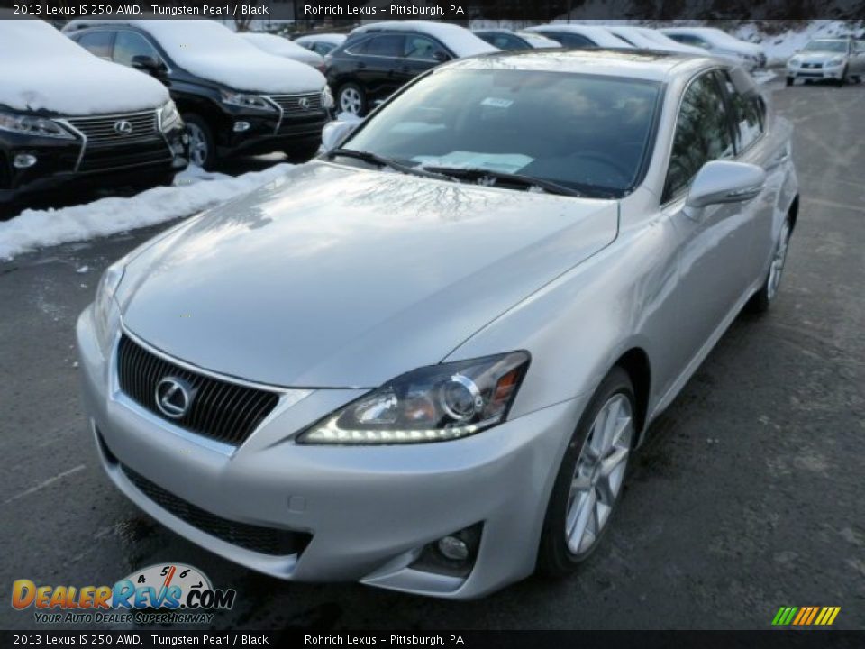 2013 Lexus IS 250 AWD Tungsten Pearl / Black Photo #8