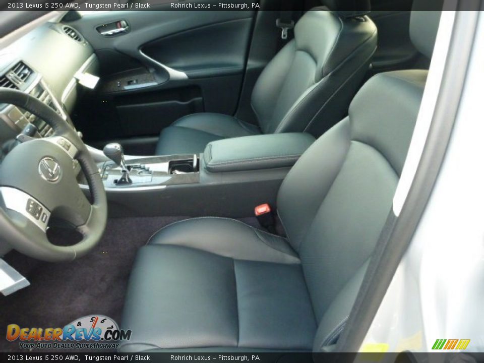 2013 Lexus IS 250 AWD Tungsten Pearl / Black Photo #10