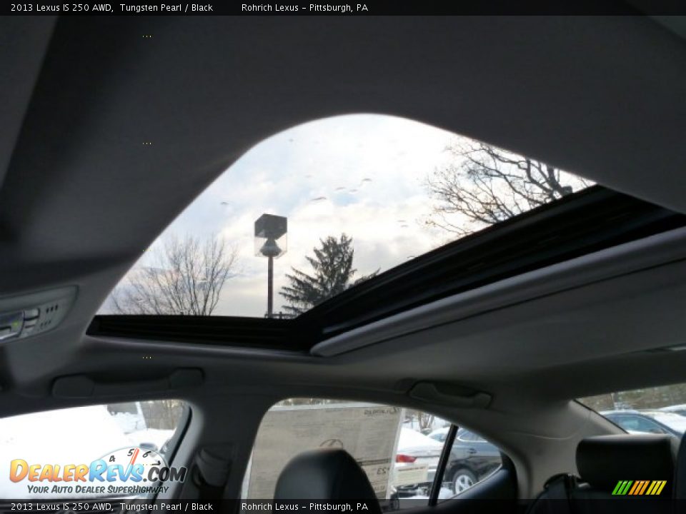 2013 Lexus IS 250 AWD Tungsten Pearl / Black Photo #16
