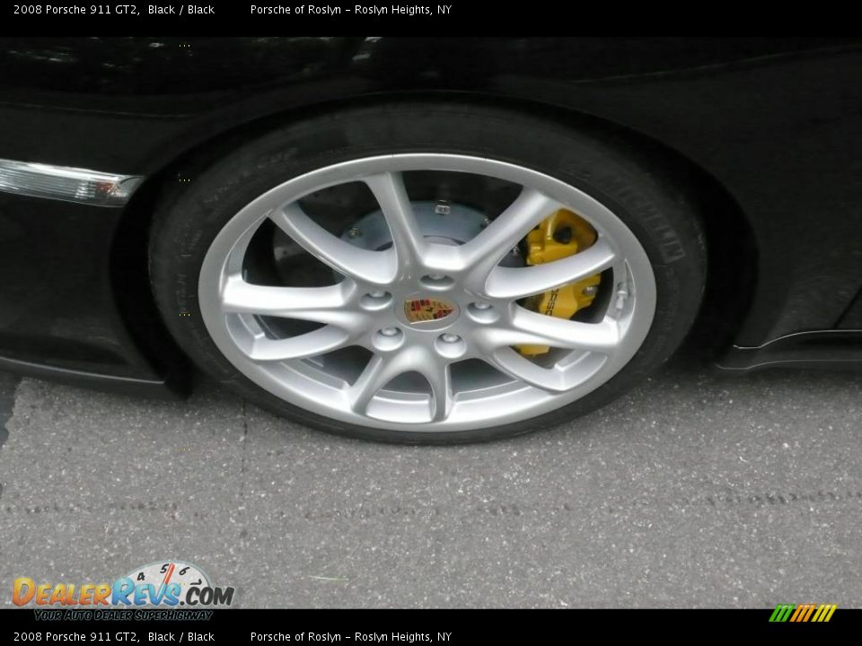 2008 Porsche 911 GT2 Black / Black Photo #12