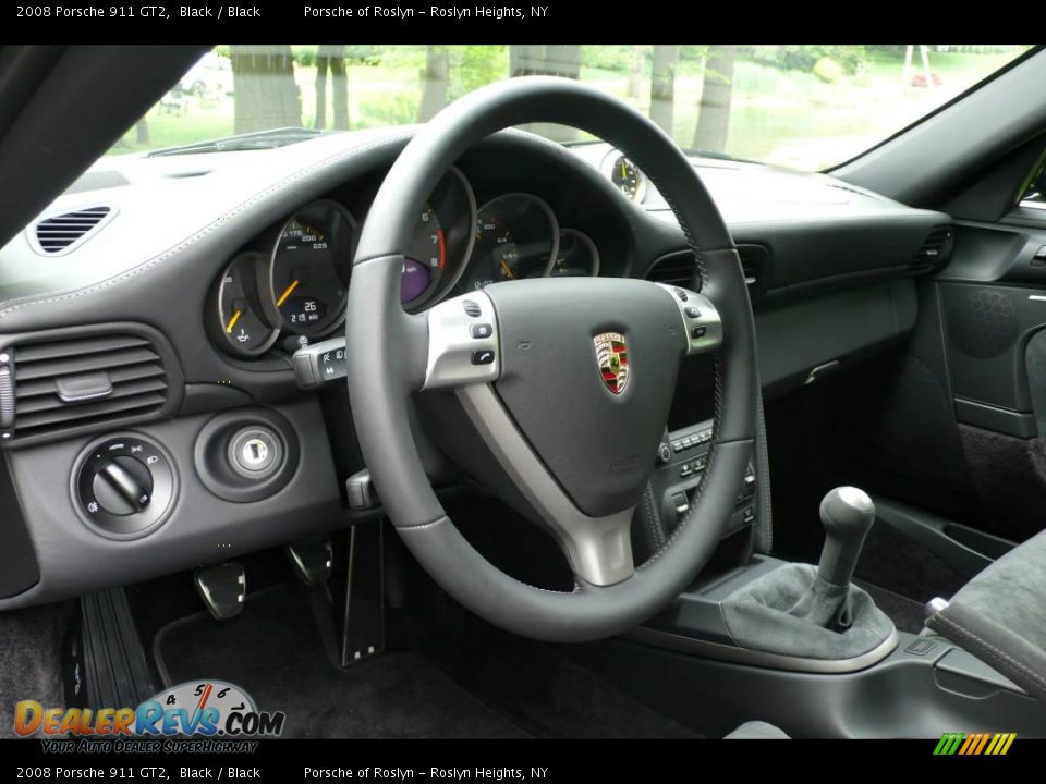 2008 Porsche 911 GT2 Black / Black Photo #19