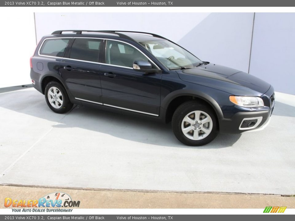 2013 Volvo XC70 3.2 Caspian Blue Metallic / Off Black Photo #1