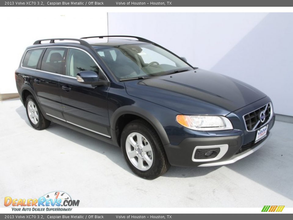2013 Volvo XC70 3.2 Caspian Blue Metallic / Off Black Photo #2