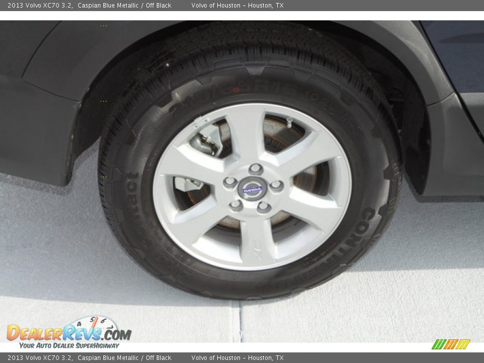 2013 Volvo XC70 3.2 Caspian Blue Metallic / Off Black Photo #6