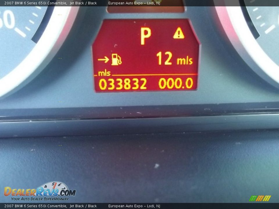 2007 BMW 6 Series 650i Convertible Jet Black / Black Photo #23