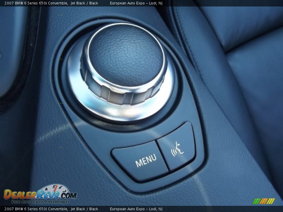 2007 BMW 6 Series 650i Convertible Jet Black / Black Photo #25