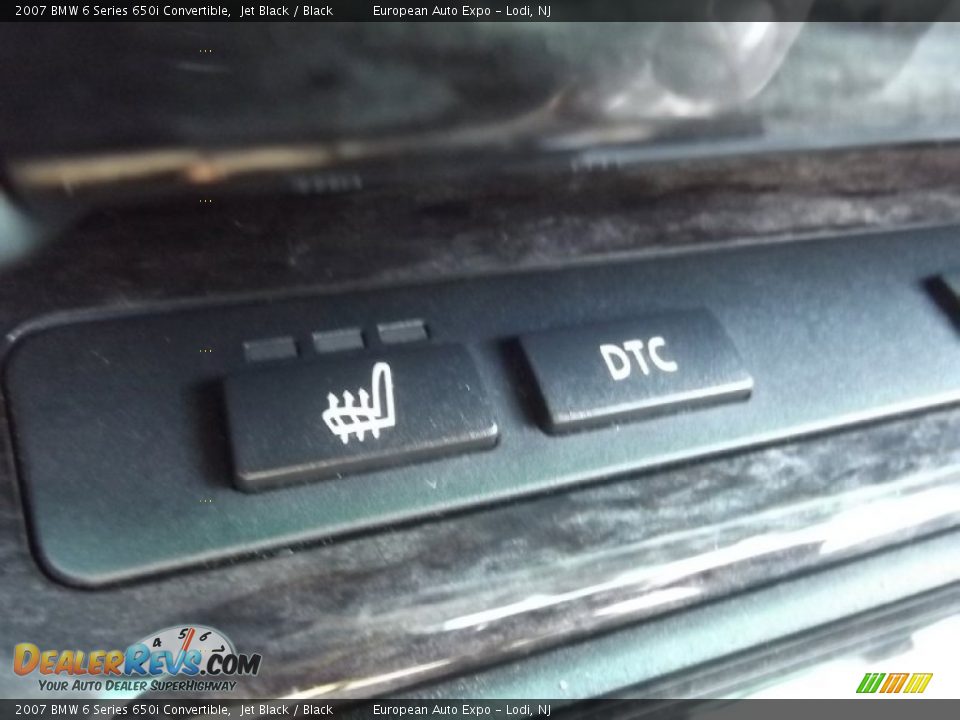 2007 BMW 6 Series 650i Convertible Jet Black / Black Photo #26