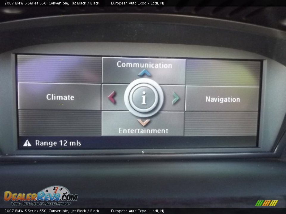 2007 BMW 6 Series 650i Convertible Jet Black / Black Photo #28