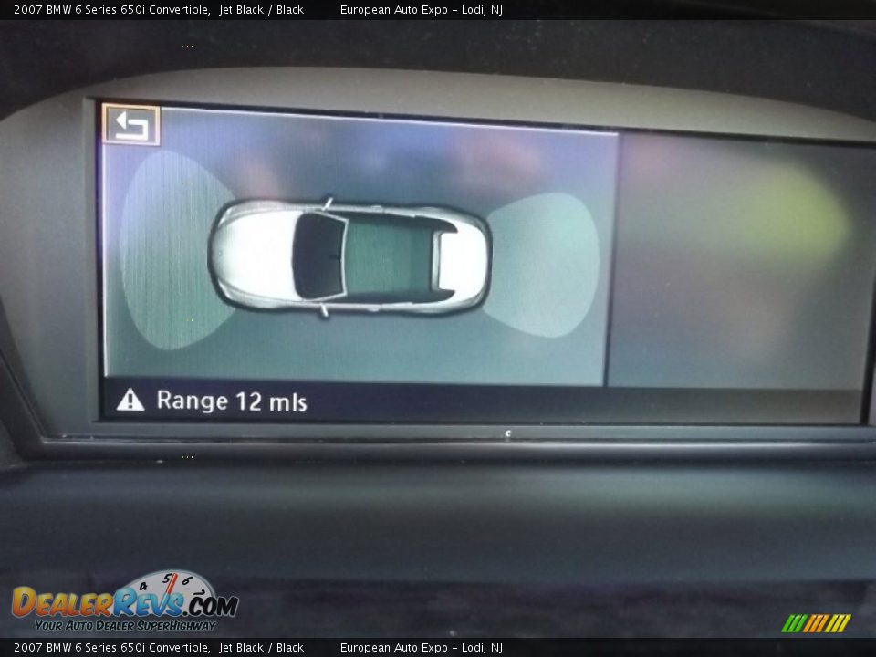 2007 BMW 6 Series 650i Convertible Jet Black / Black Photo #29