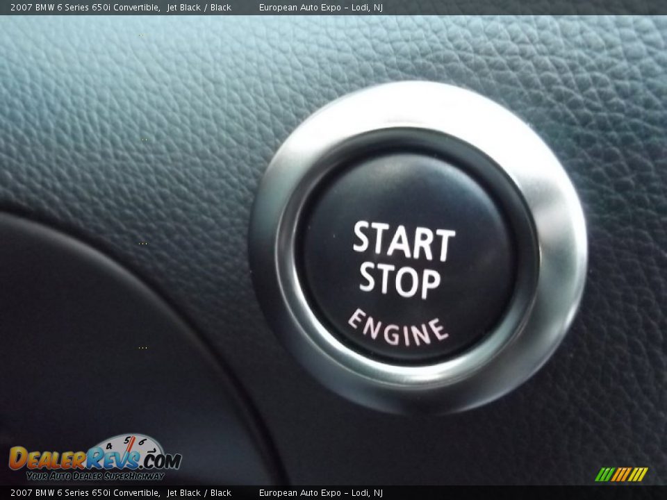 2007 BMW 6 Series 650i Convertible Jet Black / Black Photo #30