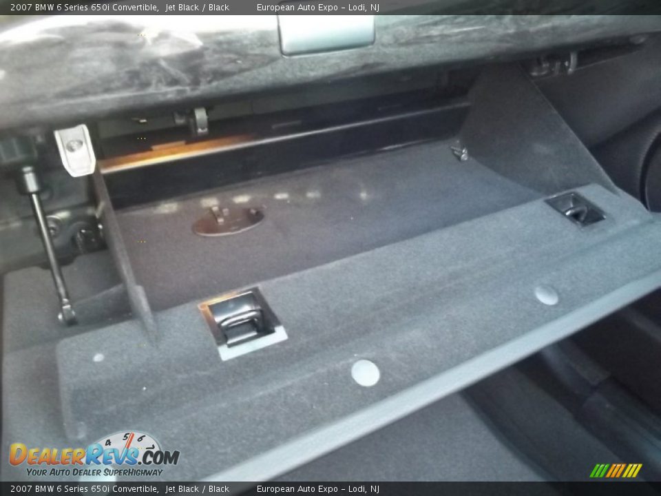 2007 BMW 6 Series 650i Convertible Jet Black / Black Photo #31