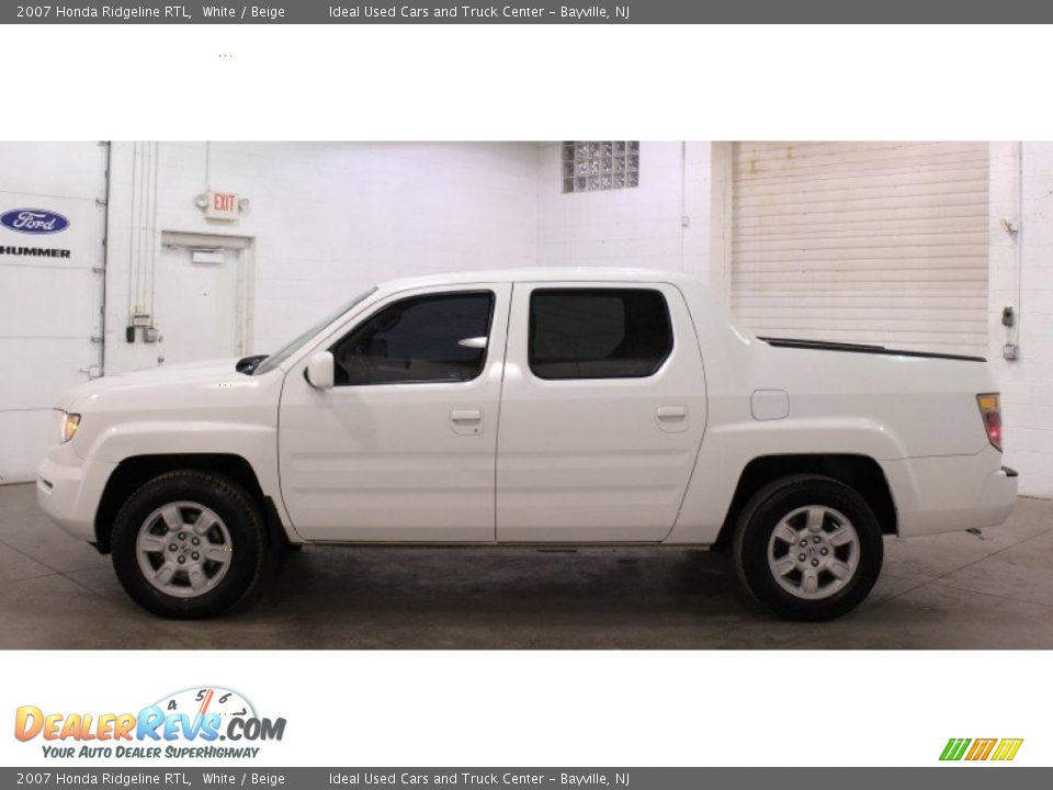 2007 Honda Ridgeline RTL White / Beige Photo #1