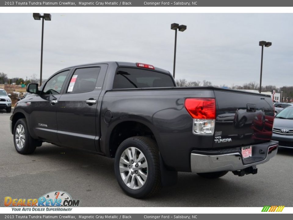 2013 Toyota Tundra Platinum CrewMax Magnetic Gray Metallic / Black Photo #3