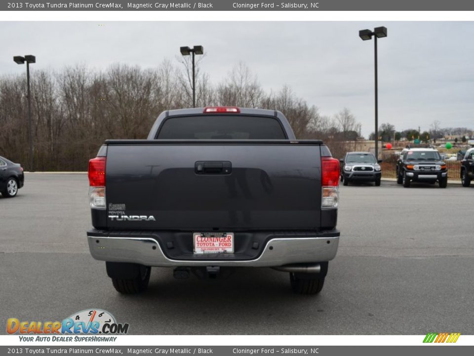 2013 Toyota Tundra Platinum CrewMax Magnetic Gray Metallic / Black Photo #4