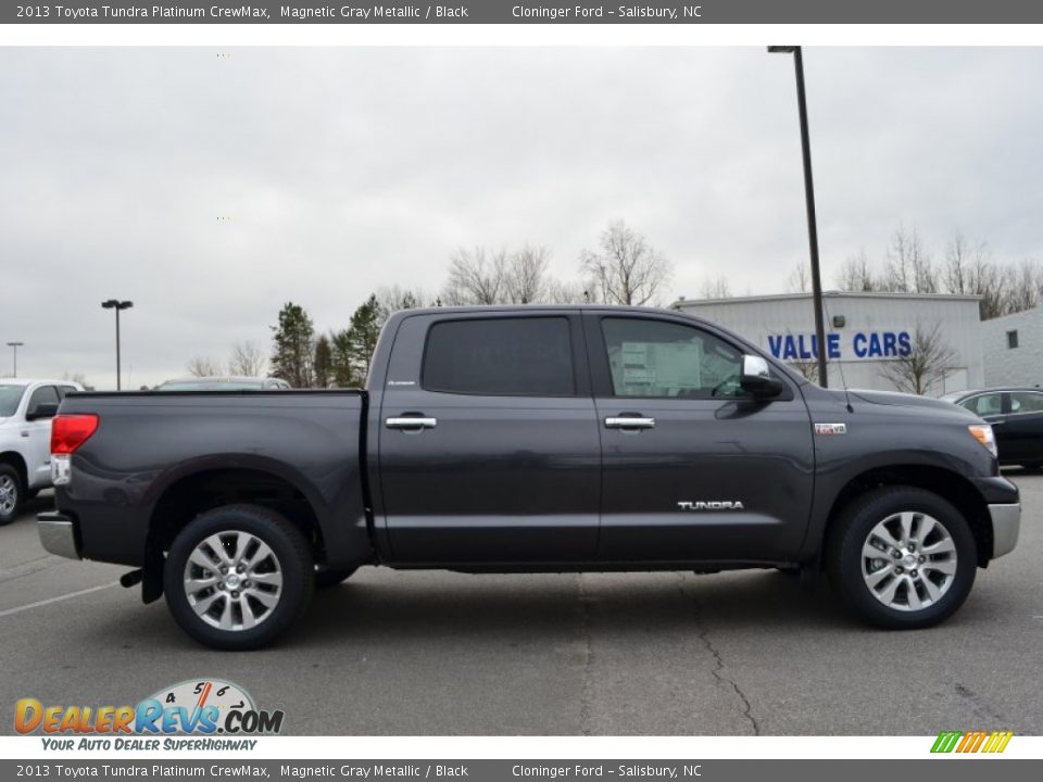 2013 Toyota Tundra Platinum CrewMax Magnetic Gray Metallic / Black Photo #6