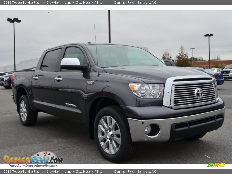 2013 Toyota Tundra Platinum CrewMax Magnetic Gray Metallic / Black Photo #7