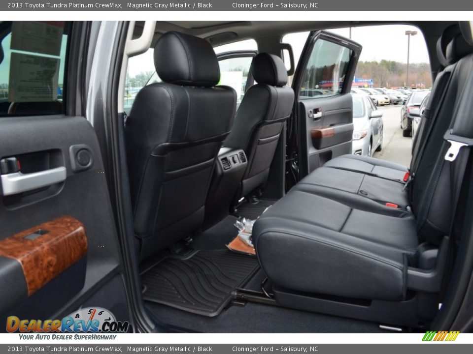 Rear Seat of 2013 Toyota Tundra Platinum CrewMax Photo #12