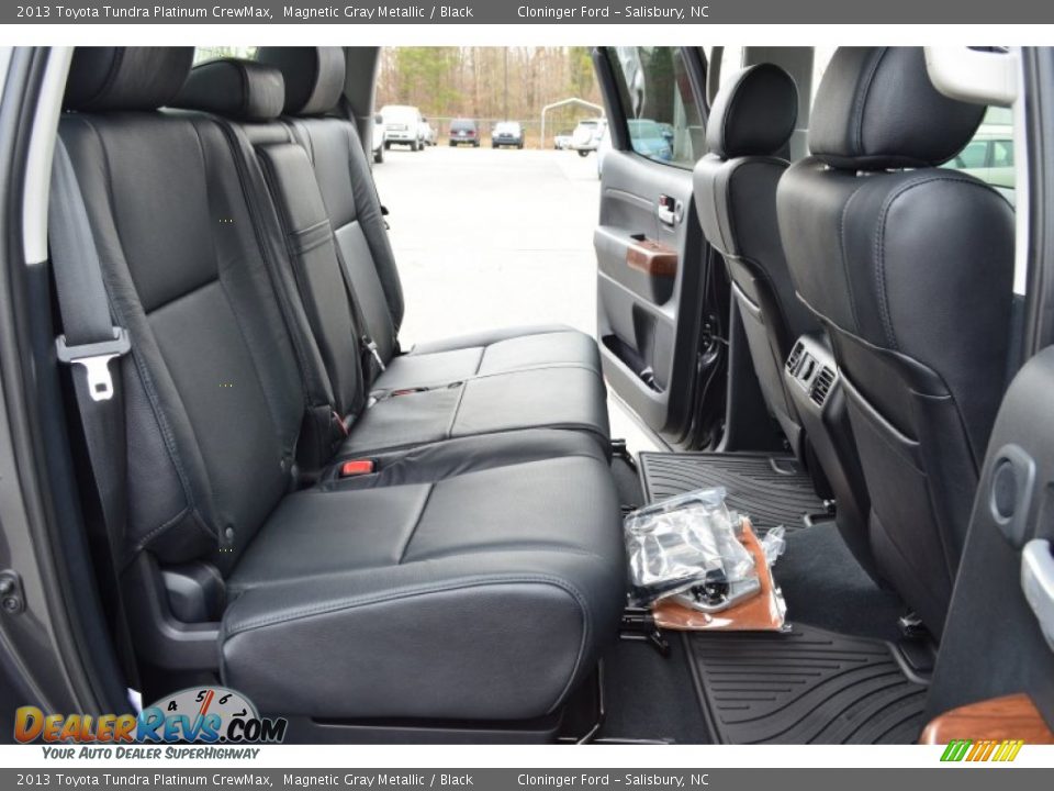 Rear Seat of 2013 Toyota Tundra Platinum CrewMax Photo #13