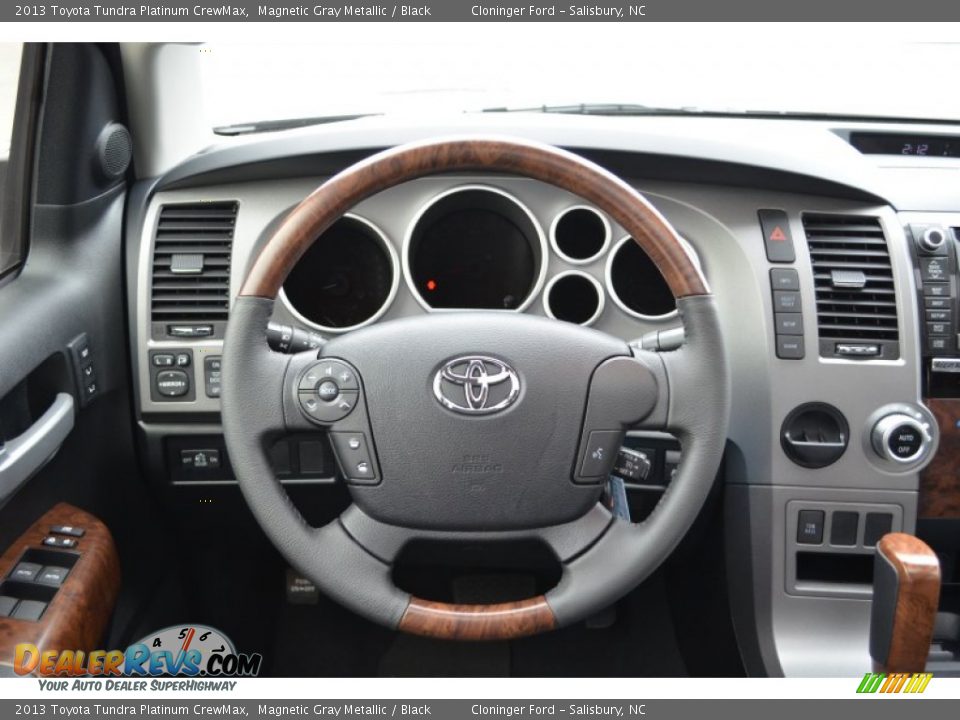 2013 Toyota Tundra Platinum CrewMax Steering Wheel Photo #25