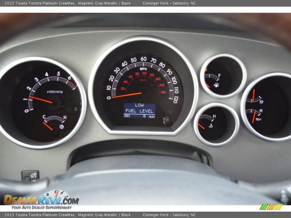 2013 Toyota Tundra Platinum CrewMax Gauges Photo #32