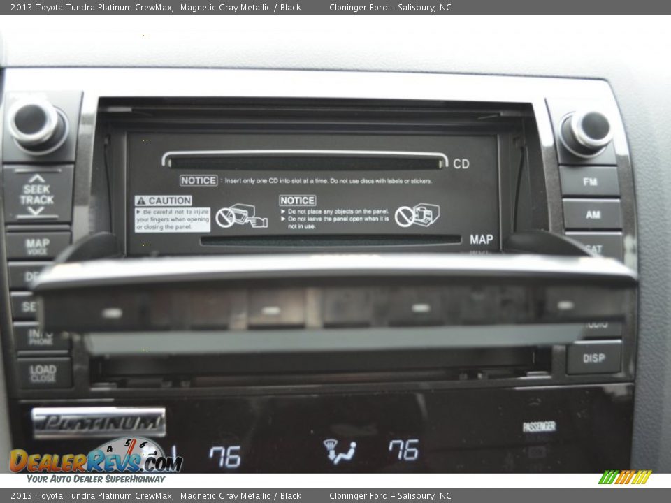 Audio System of 2013 Toyota Tundra Platinum CrewMax Photo #36