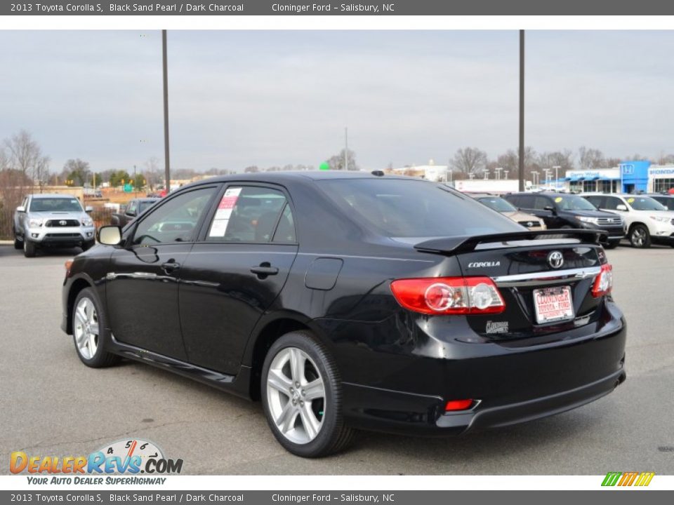 2013 Toyota Corolla S Black Sand Pearl / Dark Charcoal Photo #3
